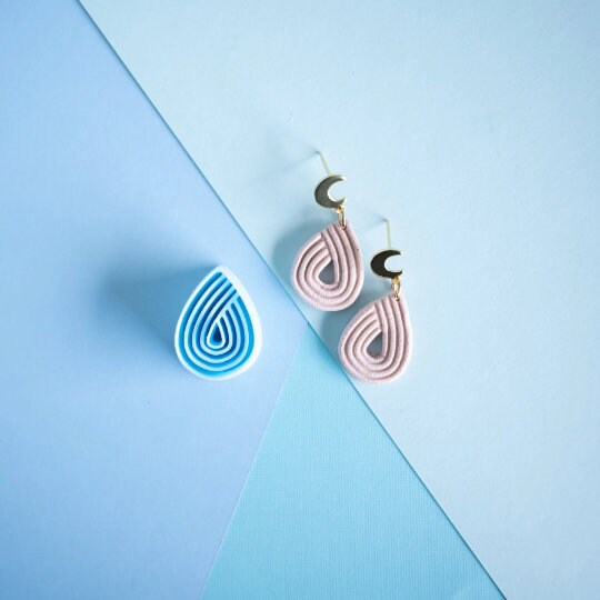 Embossed Teardrop Dangle - The Coco ** BEST SELLER **