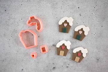 Gingerbread House - 4 Piece Set