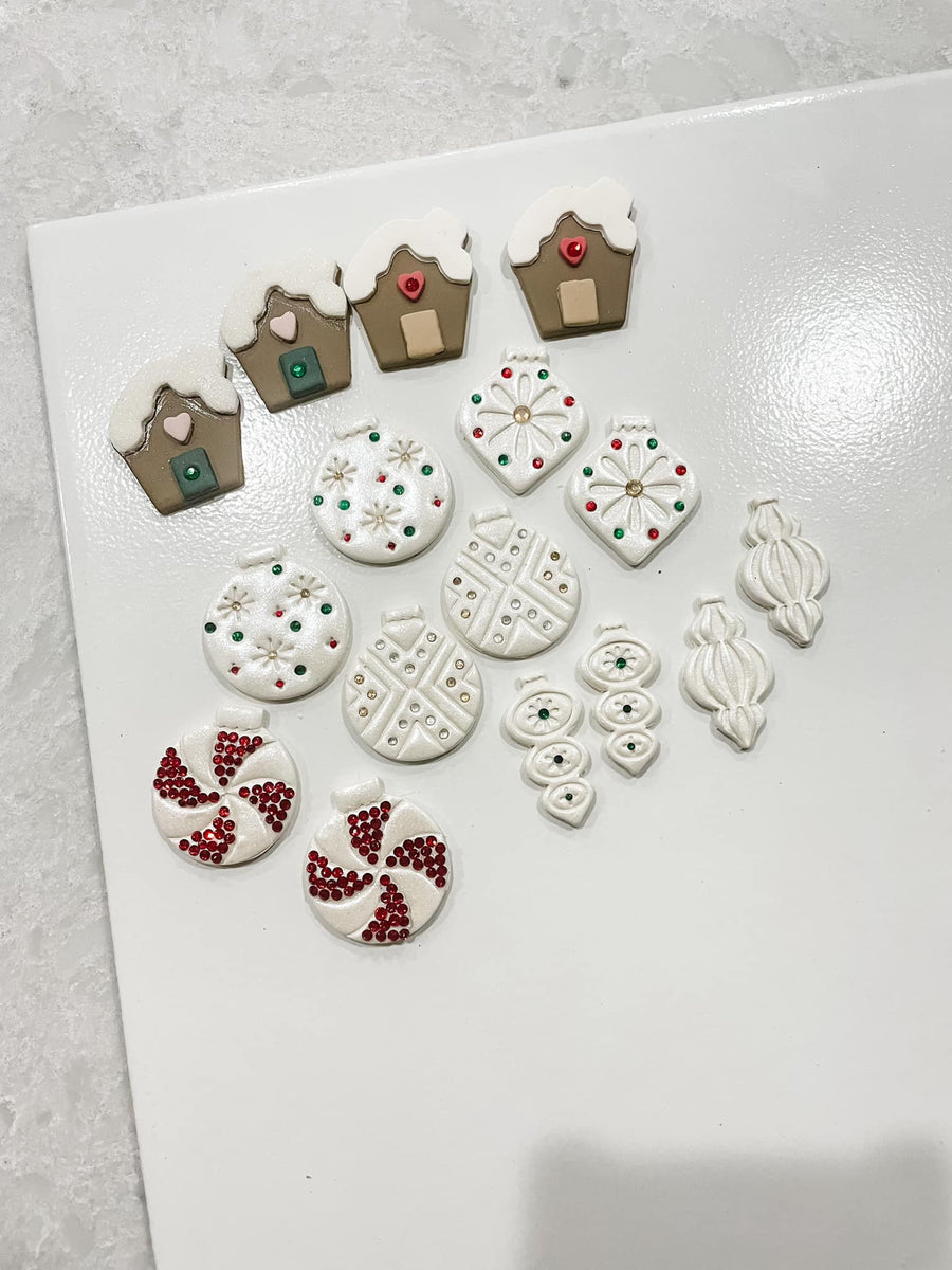 Embossed Bauble Christmas Ornaments