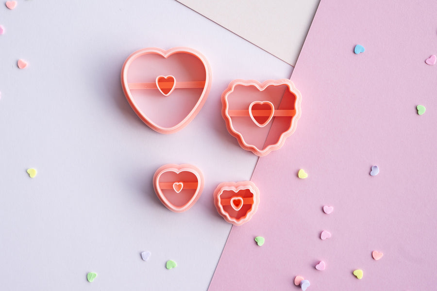 Heart Donut - 2 Piece Set