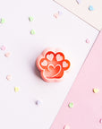 Paw Print with Heart