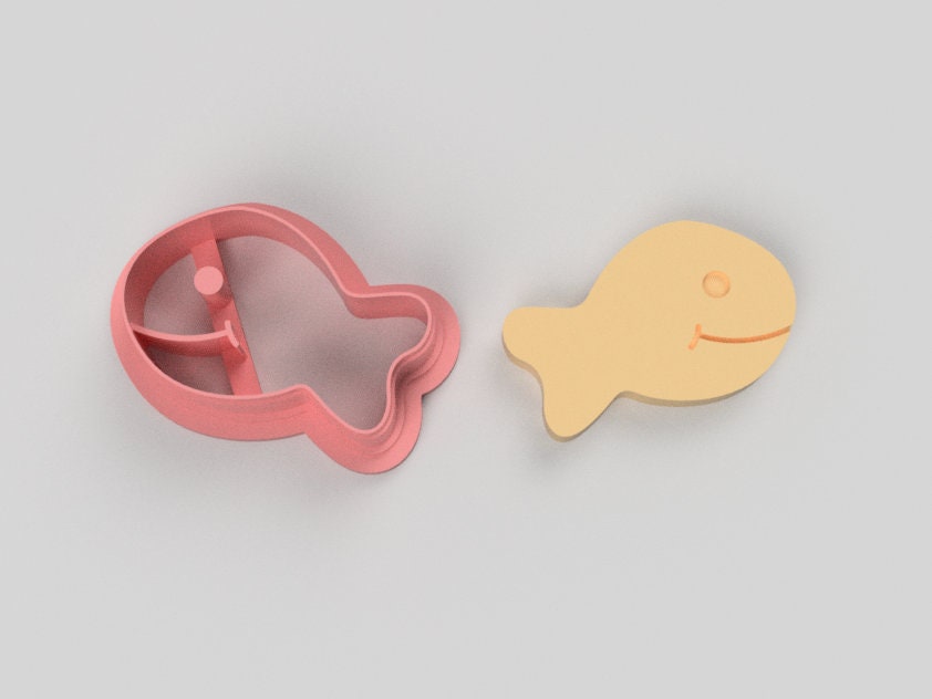 Goldfish Cracker Clay Cutter