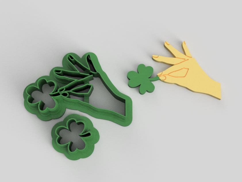 Shamrock Hand - 2 Piece Set