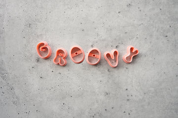 Groovy Alphabet & Numbers Clay Cutters